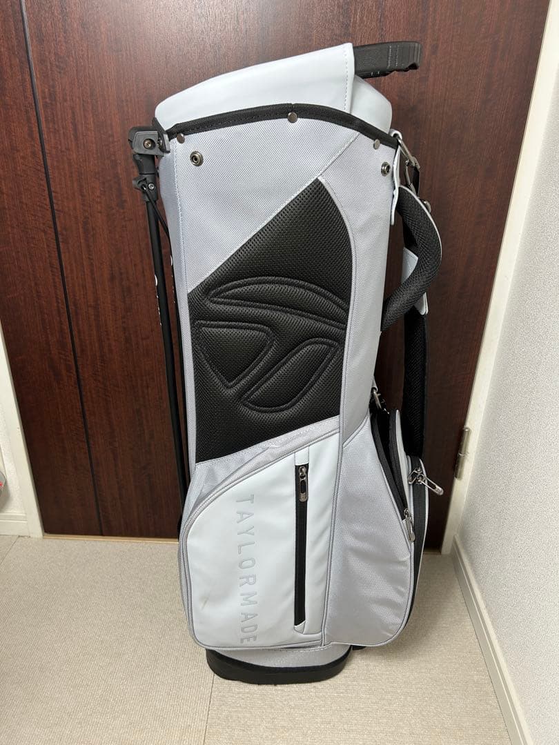 【美品】テーラーメイドA-コレクションスタンドバッグ2025年モデルカラーグレー