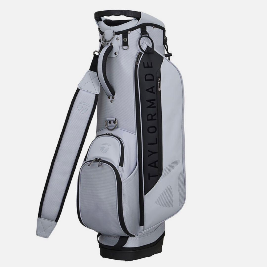 【美品】テーラーメイドA-コレクションスタンドバッグ2025年モデルカラーグレー