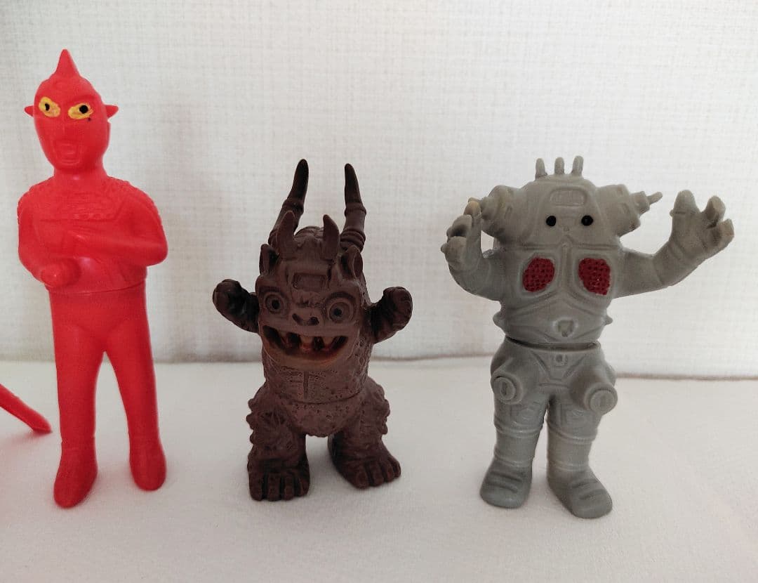 【激レア】ウルトラセブン ソフビフィギュア ミニ怪獣シリーズ ブルマァク 当時物