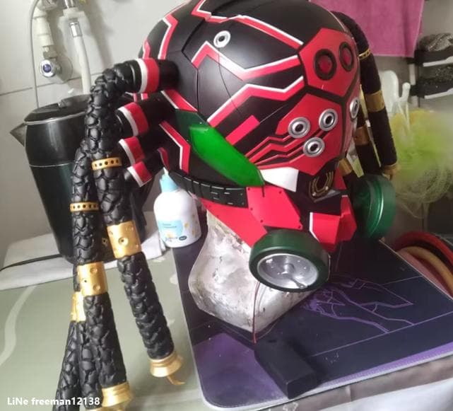 シン仮面ライダー　クモオーグ1/1マスク　高再現度　かぶれる！　コスプレ用具