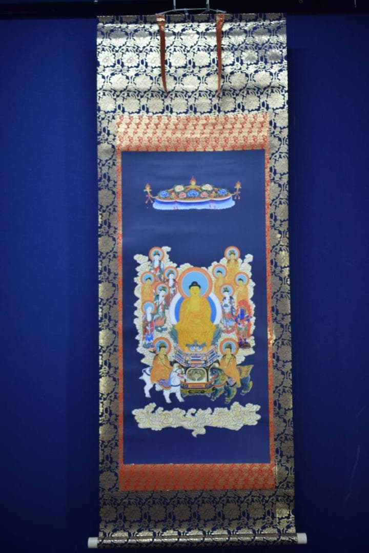 複製/十三佛図/印刷工芸/布袋屋掛軸HJ-768