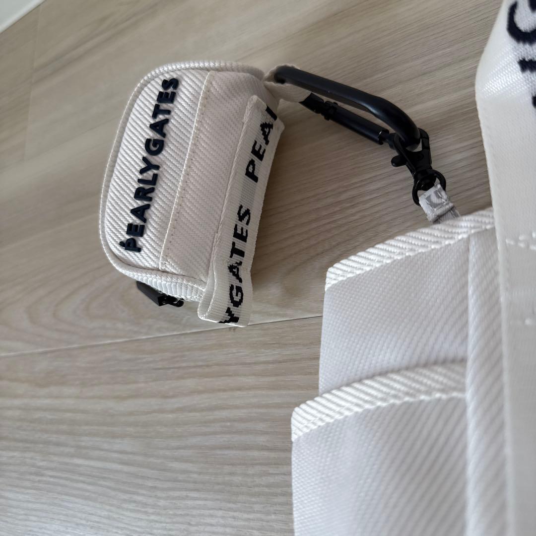 パーリーゲイツ　カートバッグ　ミニバッグ　トートバッグ　白　ホワイト　25年購入