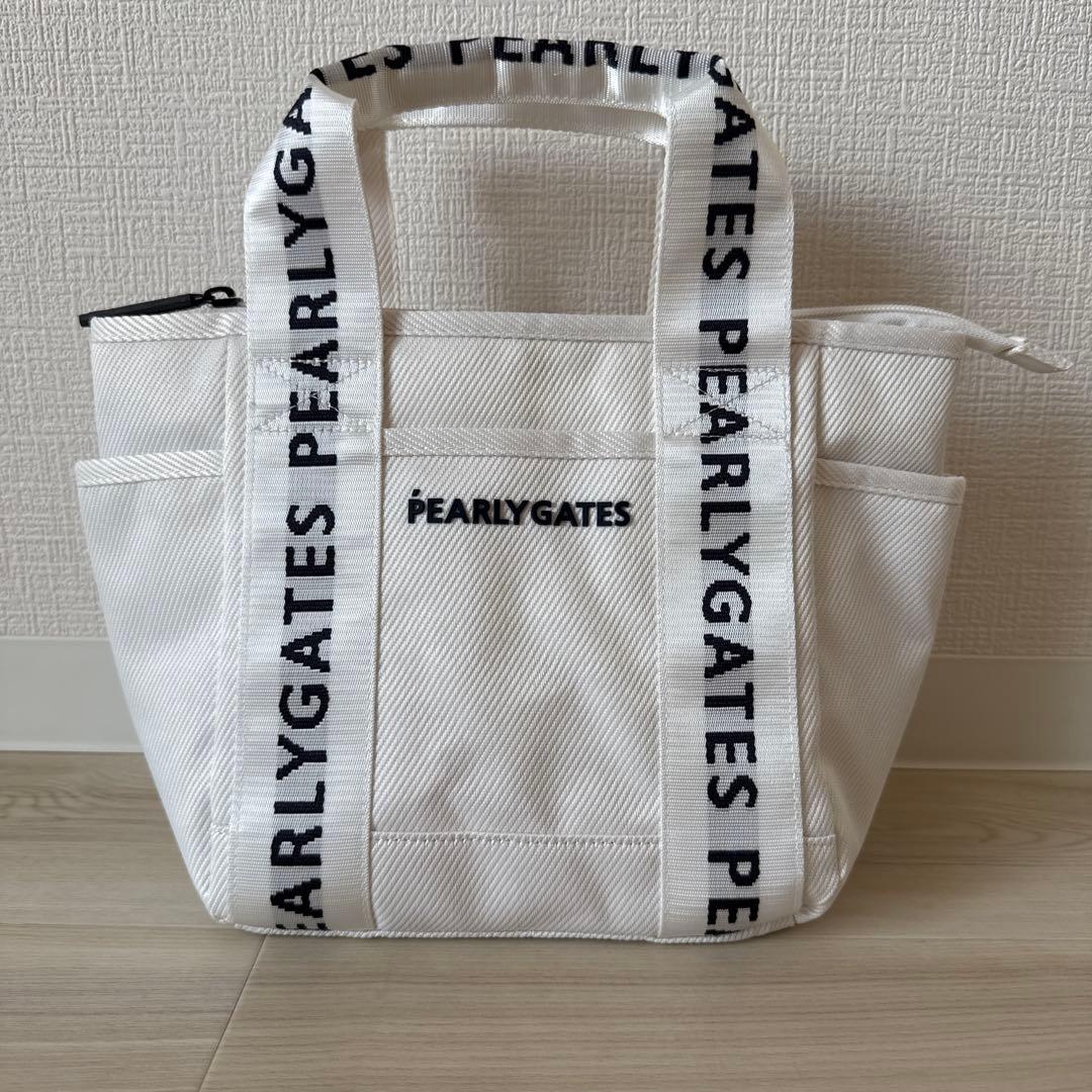 パーリーゲイツ　カートバッグ　ミニバッグ　トートバッグ　白　ホワイト　25年購入