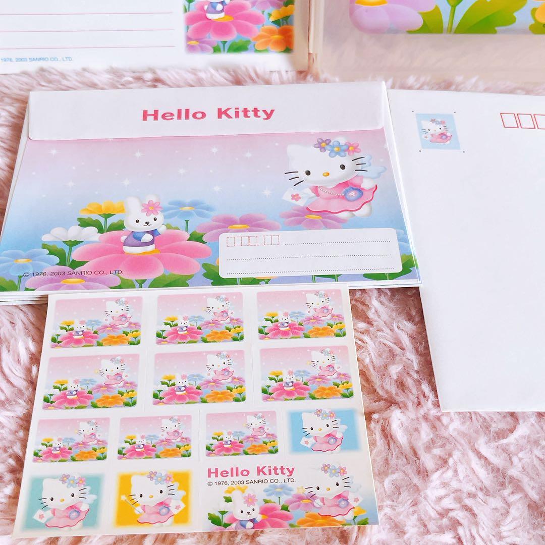 希少レア　ハローキティ　レターセット　まとめ売り　平成レトロ　サンリオ　ケース