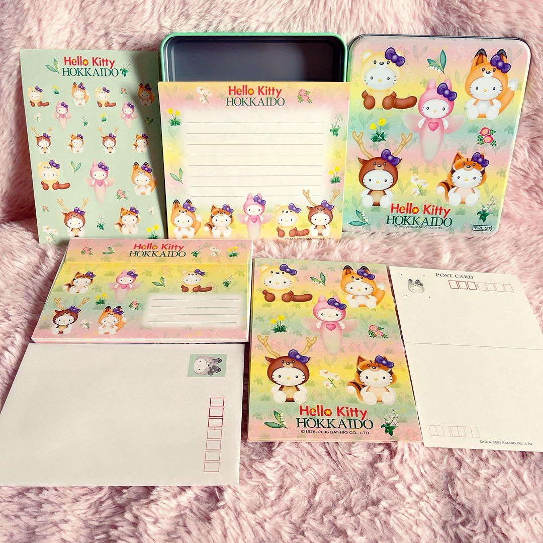 希少レア　ハローキティ　レターセット　まとめ売り　平成レトロ　サンリオ　ケース