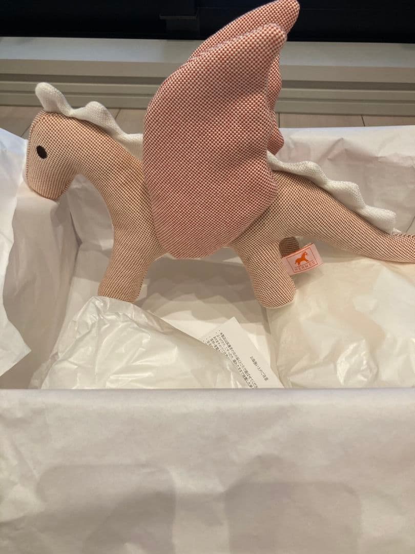 HERMES エルメス ぬいぐるみ エポぺ ドール ドラゴン コットン