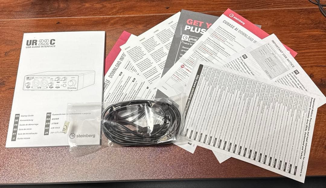 Steinberg UR22C【オーディオインターフェイス】