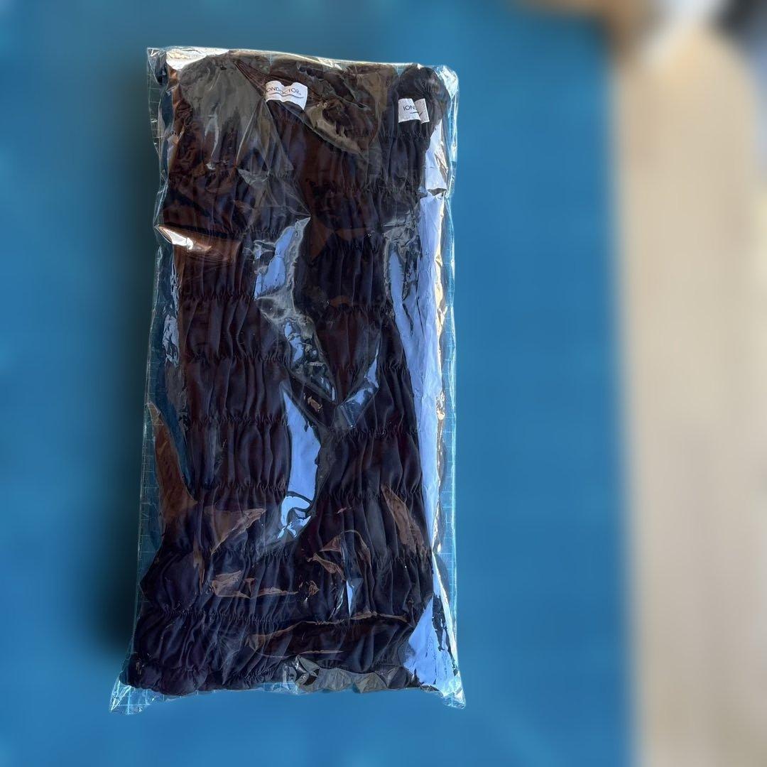 黒　イオンドクター　レッグウォーマー　冷え性　妊産婦　膝下タイプ　新品　女性