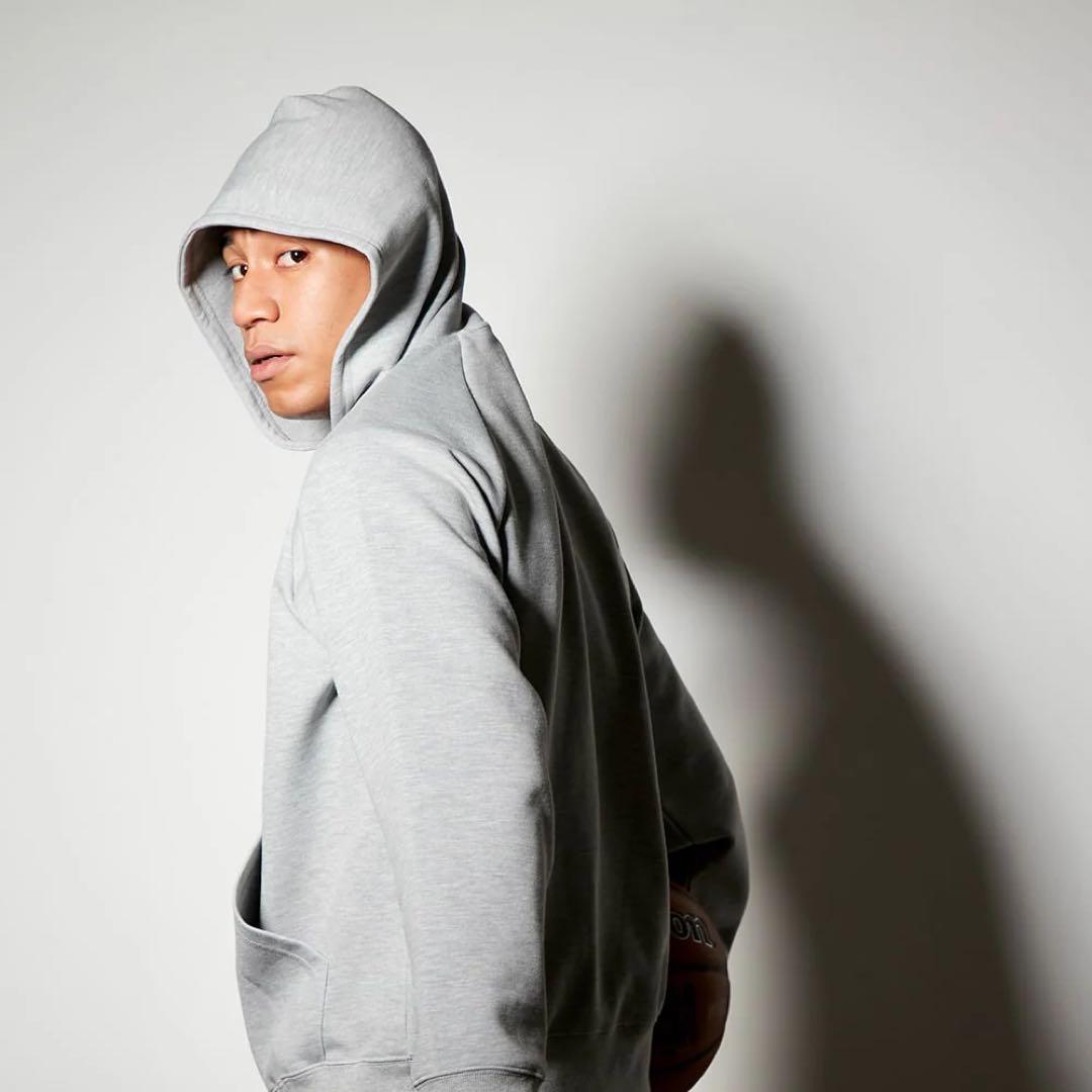 エゴザル　スウェット　スウェット プルオーバーパーカ　グレー　Mサイズ