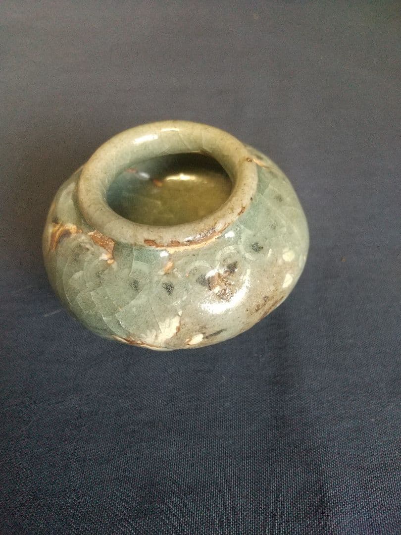 本歌 高麗青磁 香合 (貴重)