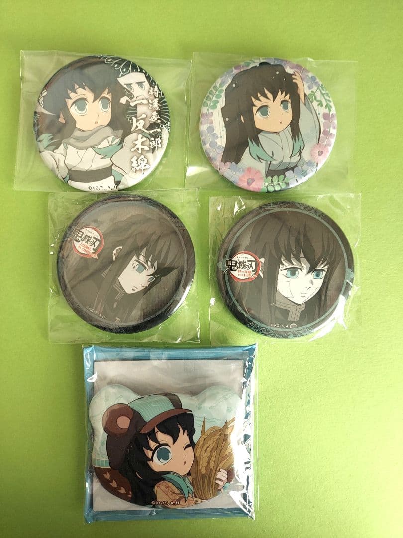 鬼滅の刃　時透無一郎　缶バッジ