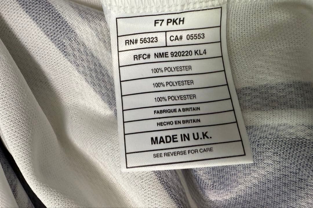 Nike銀タグ　サッカーユニフォーム　ゲームシャツUK製　S