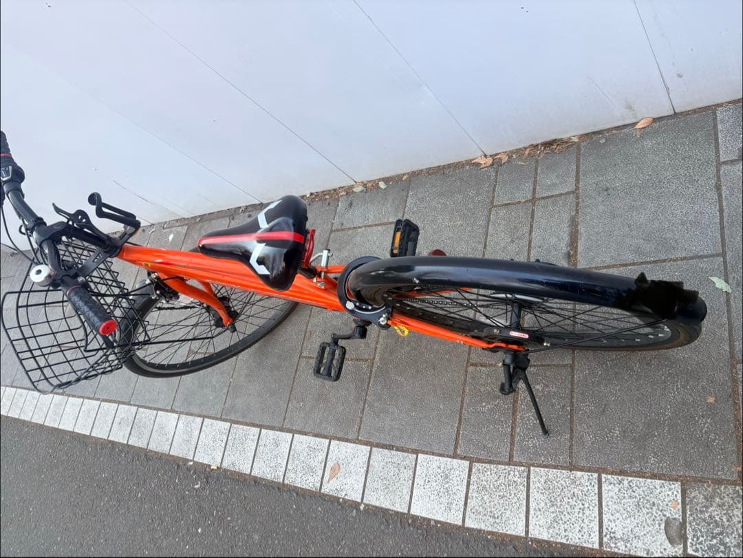 ジュニア　自転車　オレンジ