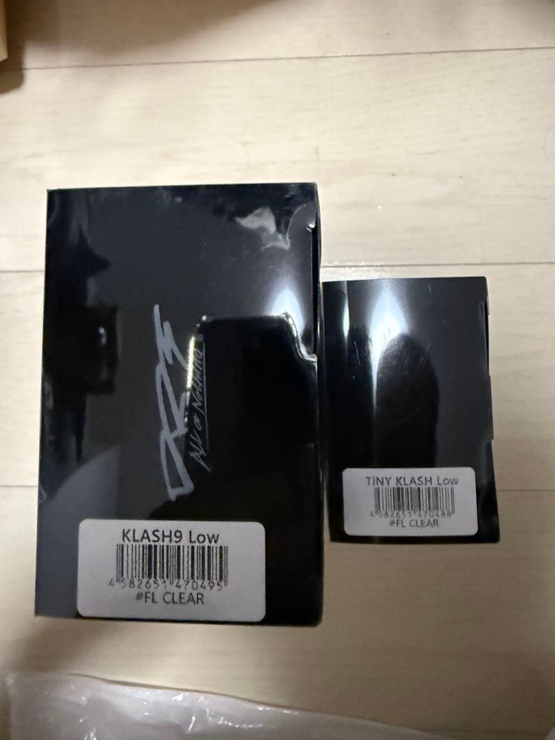 新品　KLASH 9 & TINY KLASH Low FL CLEAR セット