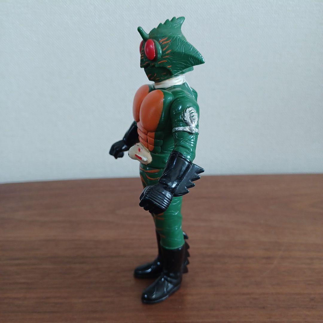 当時物　ポピー（バンダイ）製「仮面ライダー」希少ソフビフィギュア５体セット