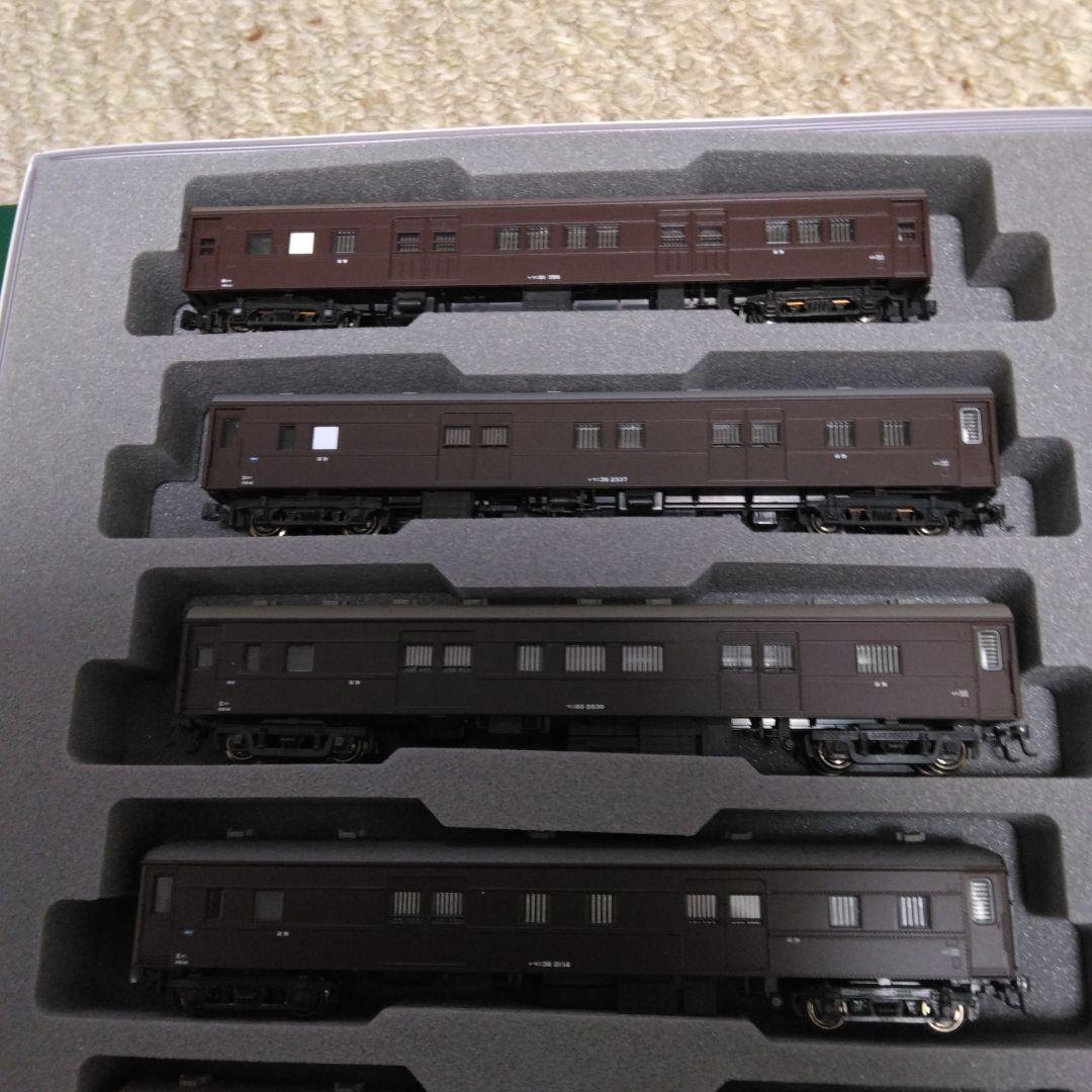 S-LAKE　Nゲージ 客車8両セット 茶色・青