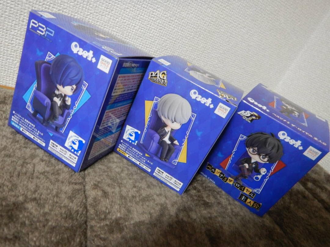 【 ３体セット・Qset+ P3P主人公+P4G主人公 +P5R主人公]