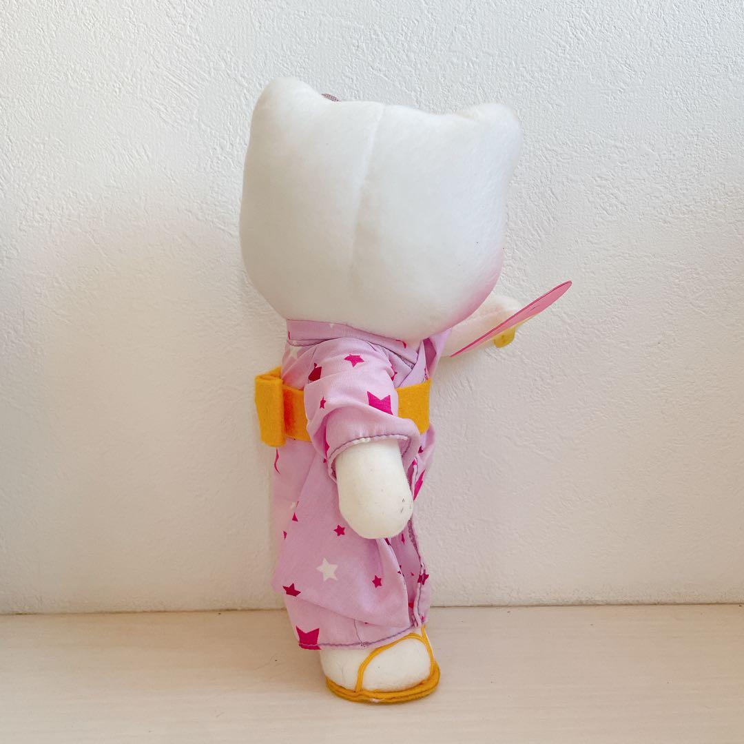 希少レア　ハローキティ　浴衣姿　 ぬいぐるみ　サンリオ　非売品 星柄