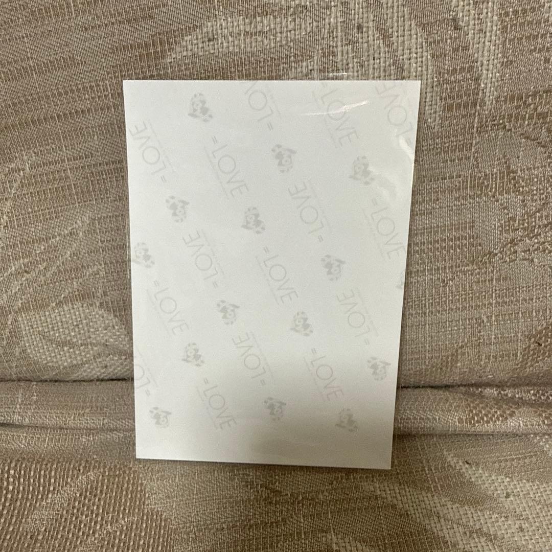 大場花菜 ラブソングに襲われる MV ピンクニット ヨリ 直筆 生写真