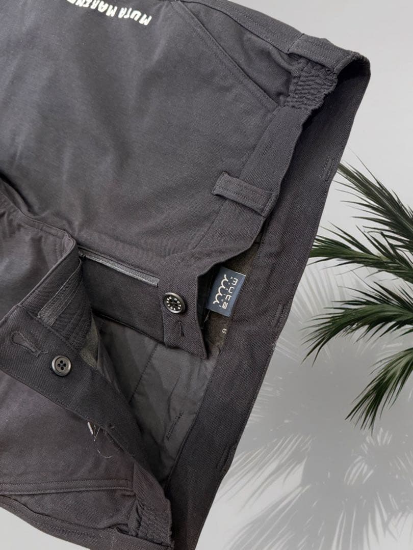 【新品】ムータマリンゴルフ　裏起毛　パンツ　黒　メンズ　Lサイズ