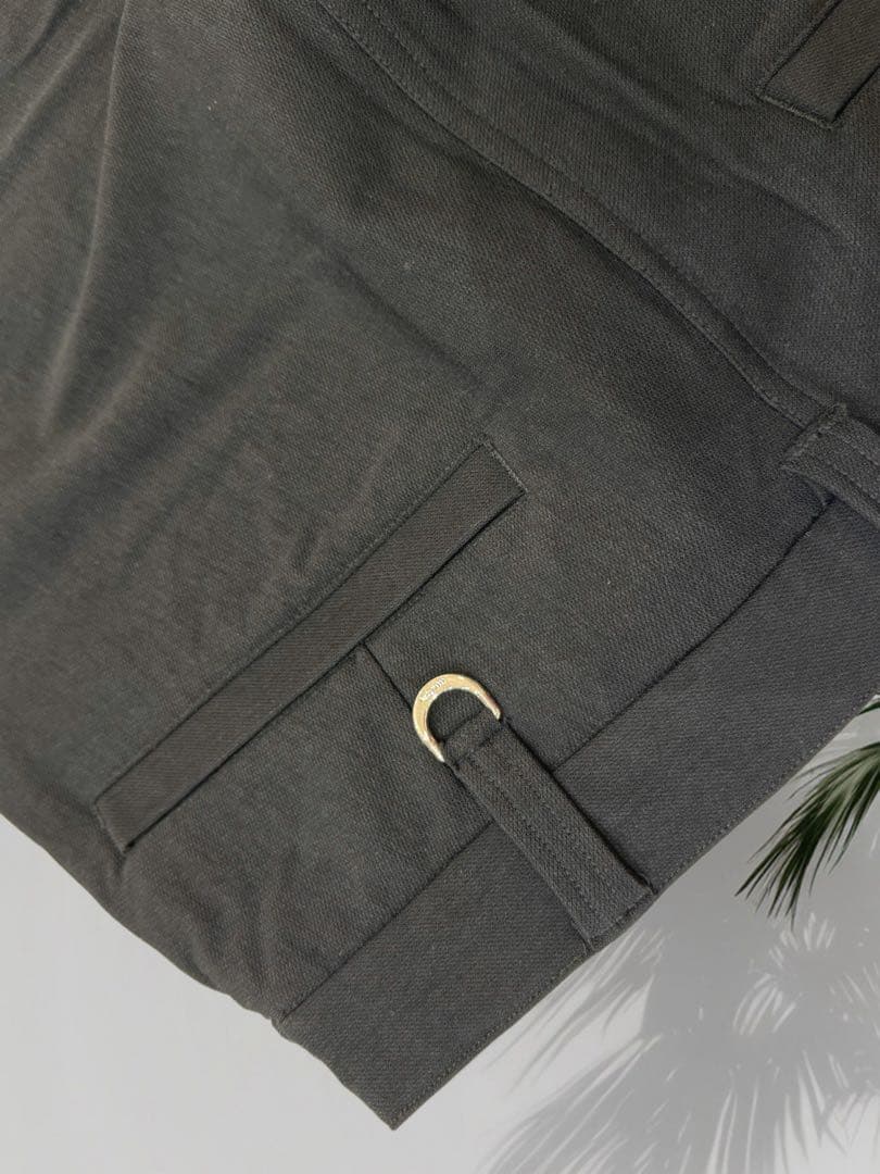 【新品】ムータマリンゴルフ　裏起毛　パンツ　黒　メンズ　Lサイズ