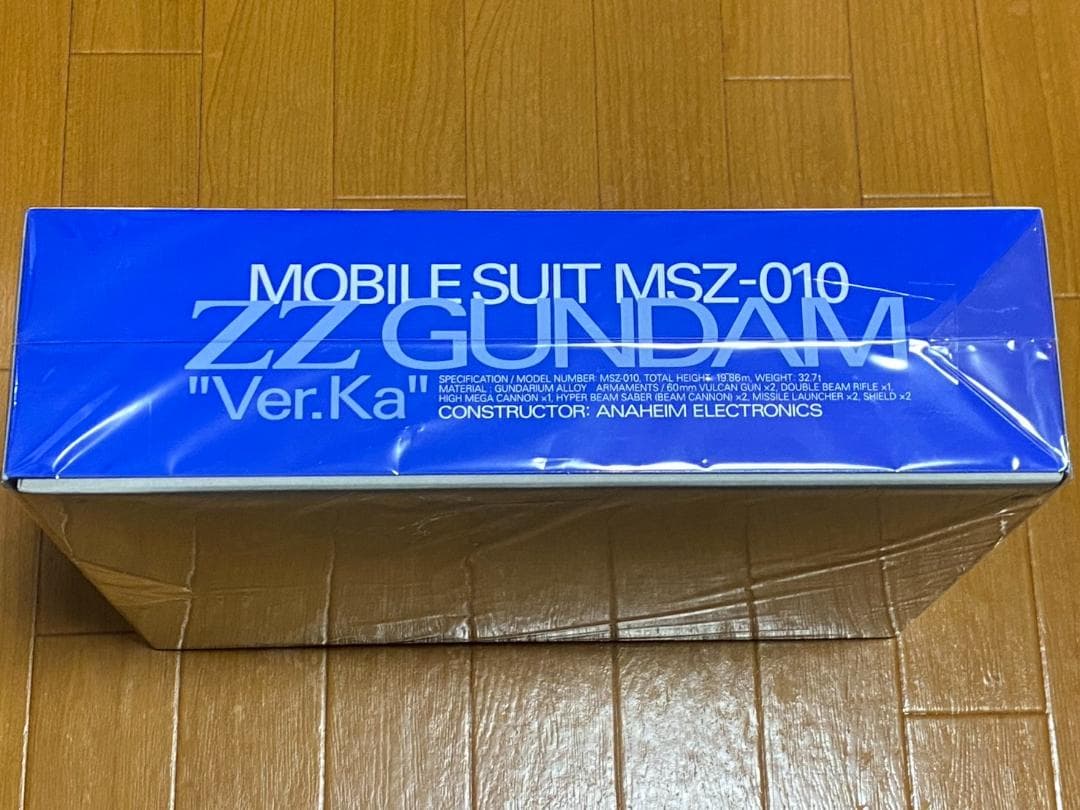 【未使用】機動戦士ガンダムZZ Ver.Ka [クリアカラー]MSZ-010