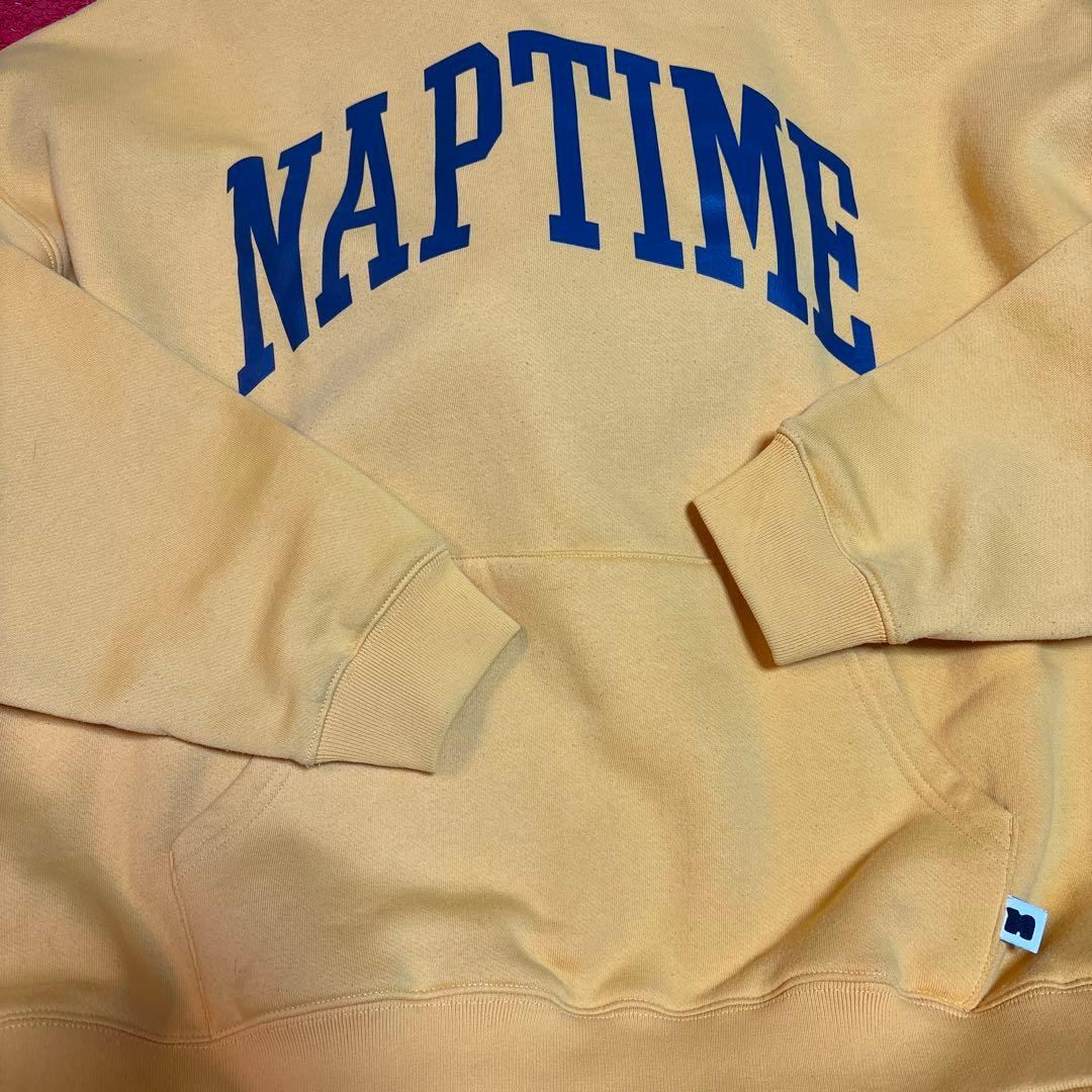 ナップタイム　naptime. Nissy パーカー　イエロー　ピンク