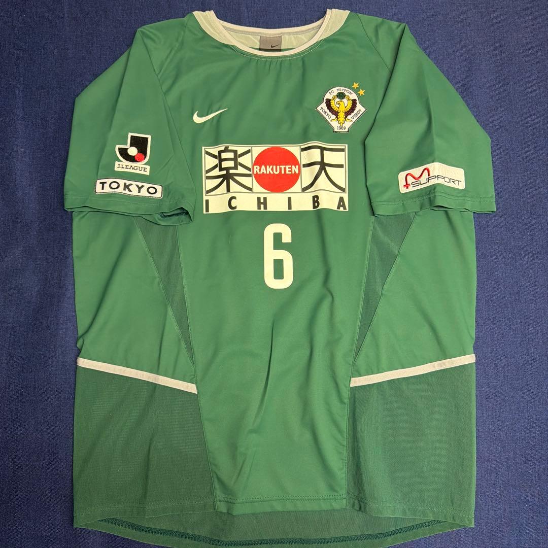 2002年　東京ヴェルディ　レプリカユニフォーム　6番/三浦淳宏さん