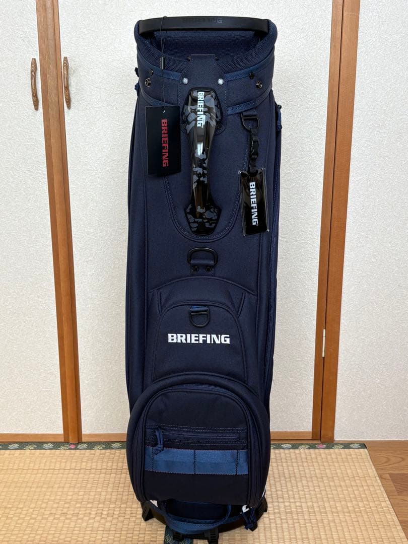 未使用)ブリーフィング キャディバッグ 25年モデル CR-5#04 ネイビー