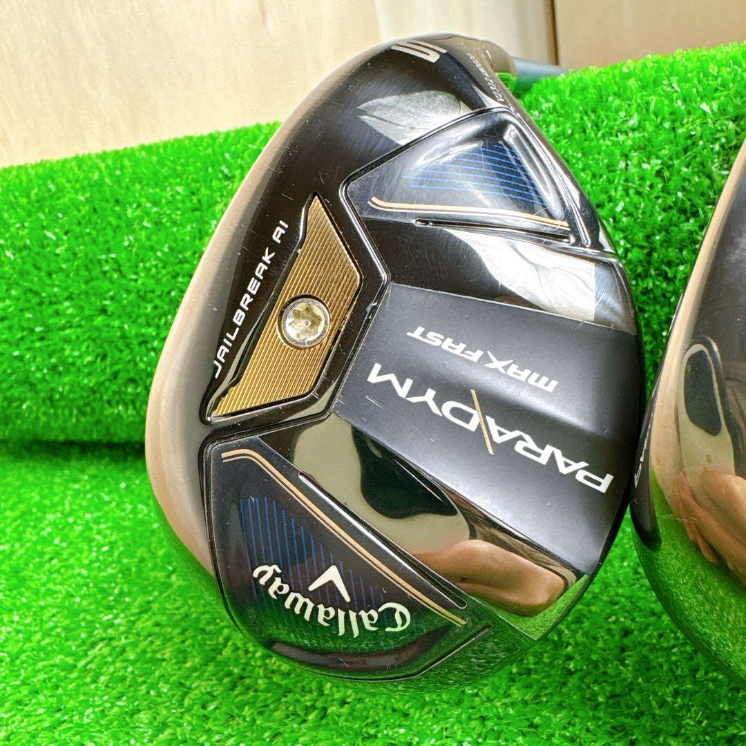 【美品】 キャロウェイ パラダイム MAXFAST 1w 5w 5u 3本セット