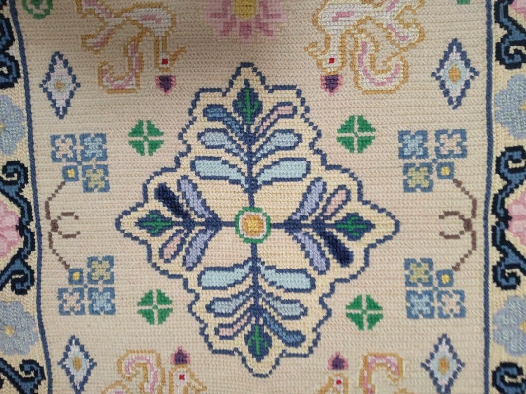 フランスアンティーク 刺繍 壁飾り ハンドステッチ タペストリー ポスター#3