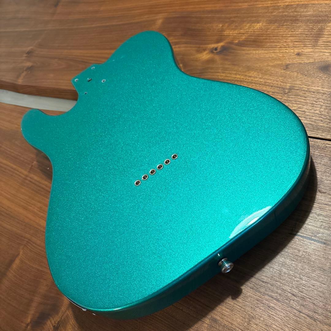 バッカス　テレキャスター　ボディのみ　グリーンメタリック　telecaster