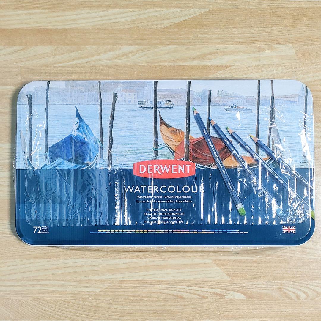 ダーウェント ウォーターカラーペンシル 72色セット 水彩色鉛筆