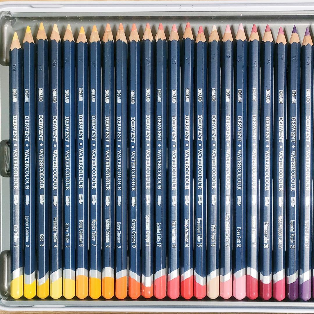 ダーウェント ウォーターカラーペンシル 72色セット 水彩色鉛筆