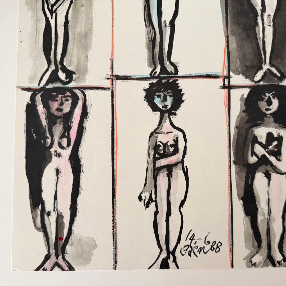 猪熊弦一郎リトグラフ作品