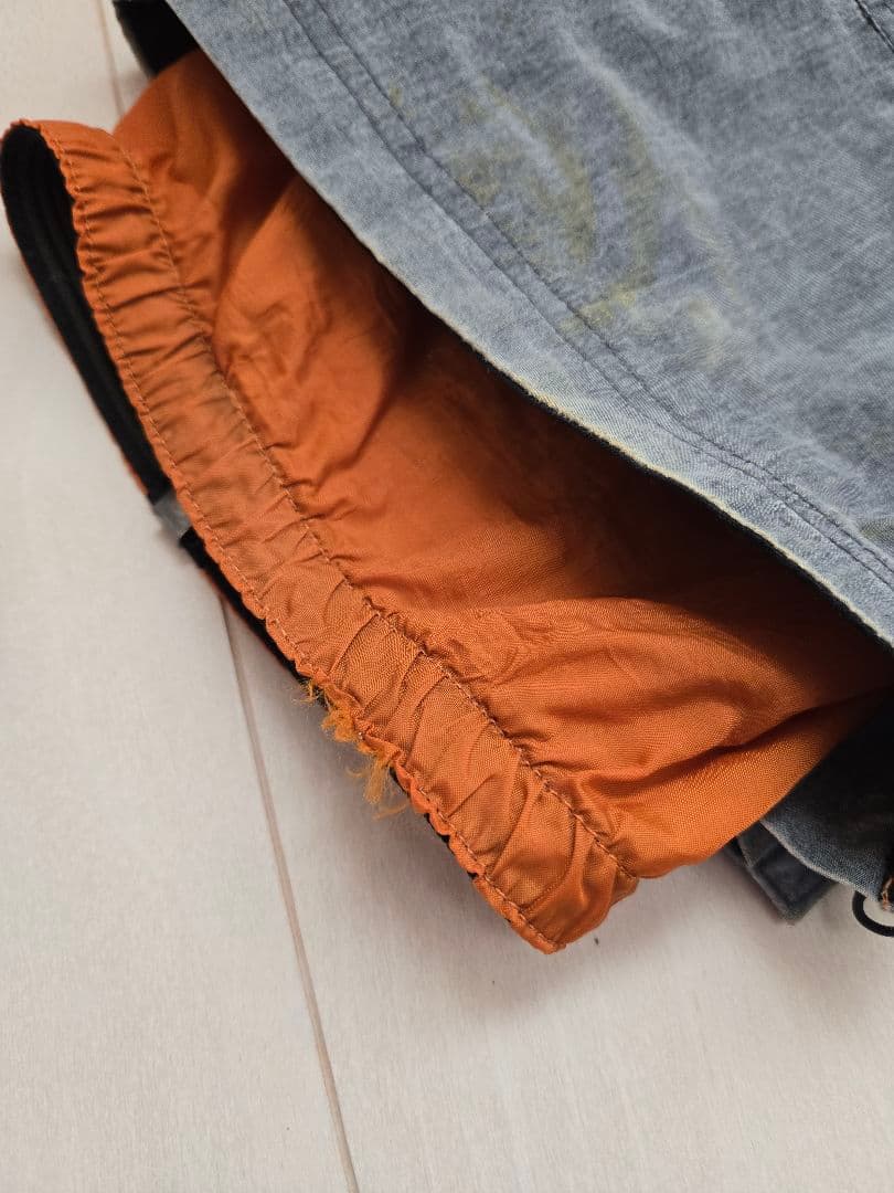 BURTON　ビブパンツ　スノーボードウェア　デニム風