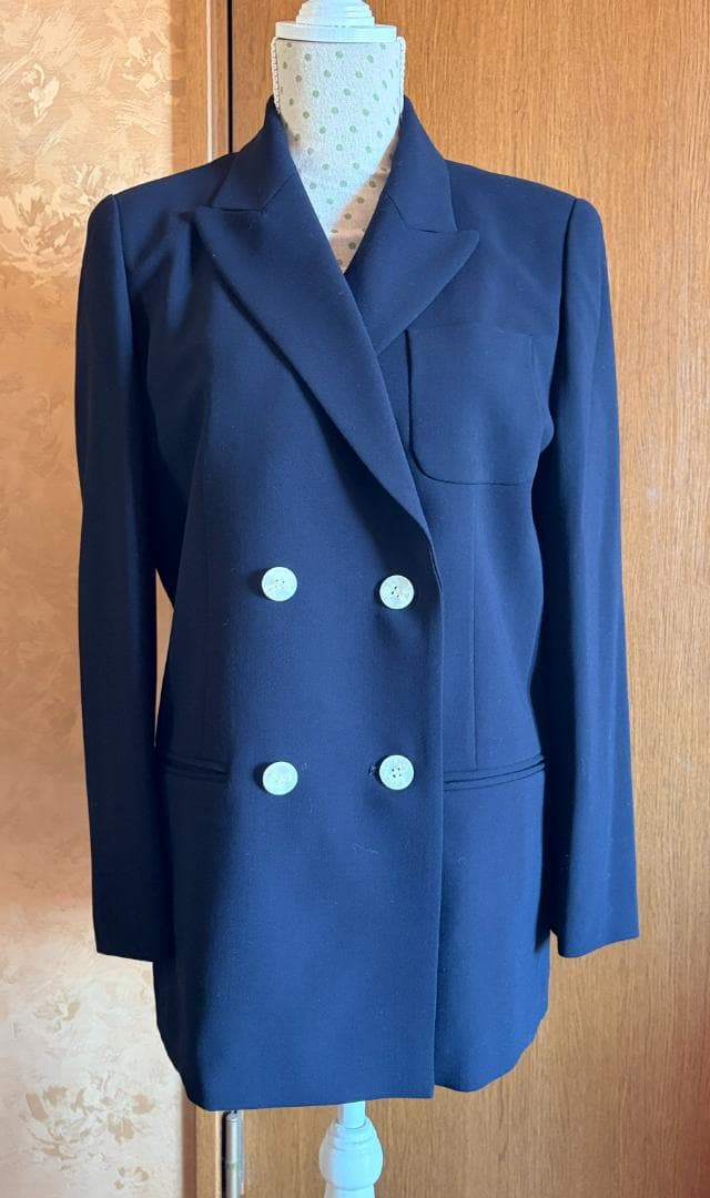 【新品未使用】日本製 ミラショーンスポーツ レディース高級ジャケット ネイビー