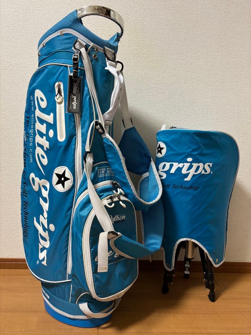 希少 elite gripsエリートグリップ 軽量スタンドキャディバック
