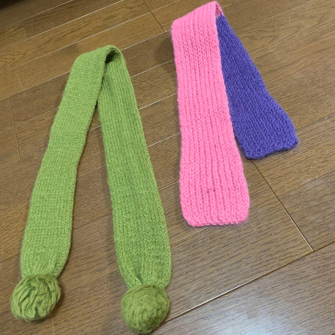 昭和レトロポップ　アンティーク衣装ケース・手編みセーター　4点セット