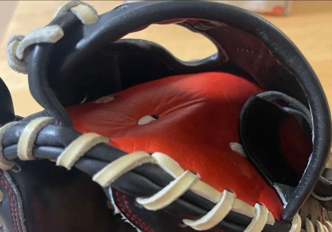 美品　SSK キャッチャーミット トレーニング 硬式 軟式 兼用 型付け済