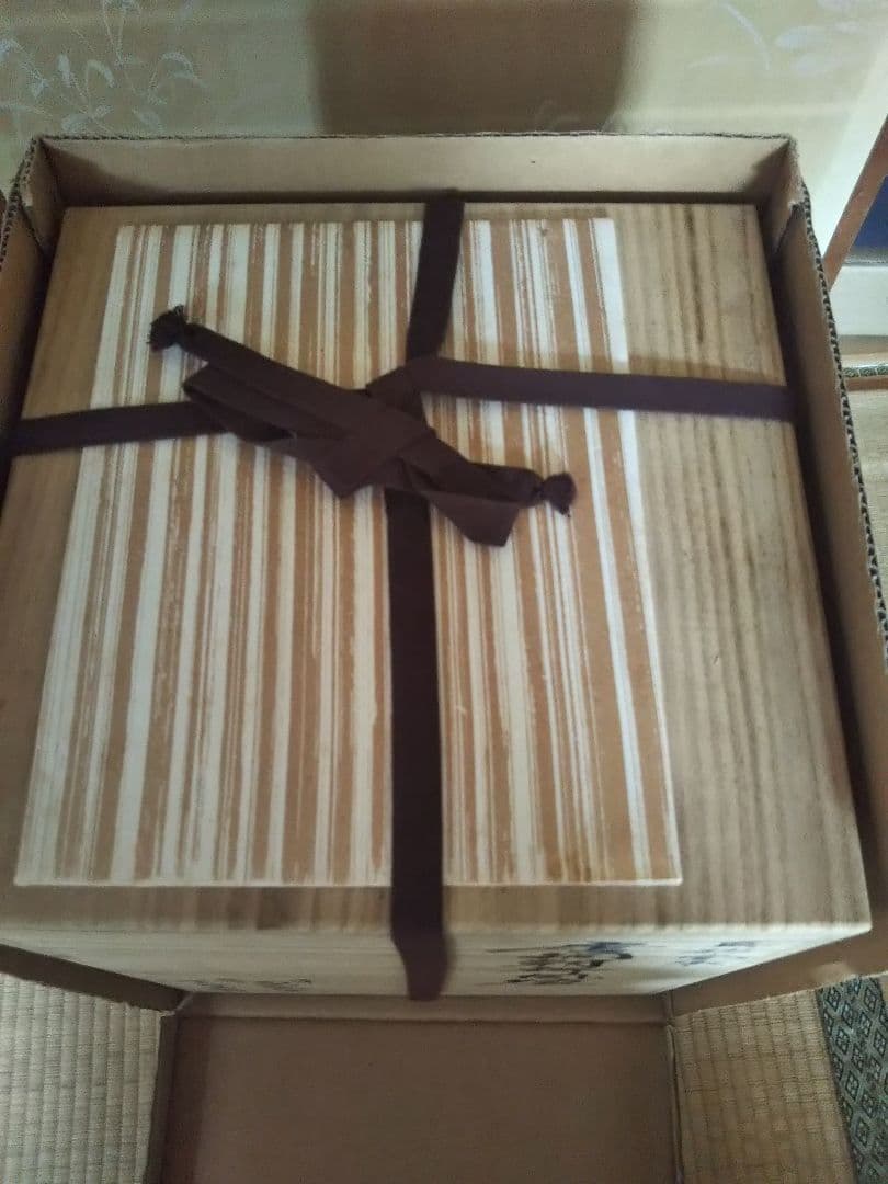 お値下げ☆新品 未使用商品【茶道具 茶釜 】真形釜漆 茶道具 箱書きあり木箱付き