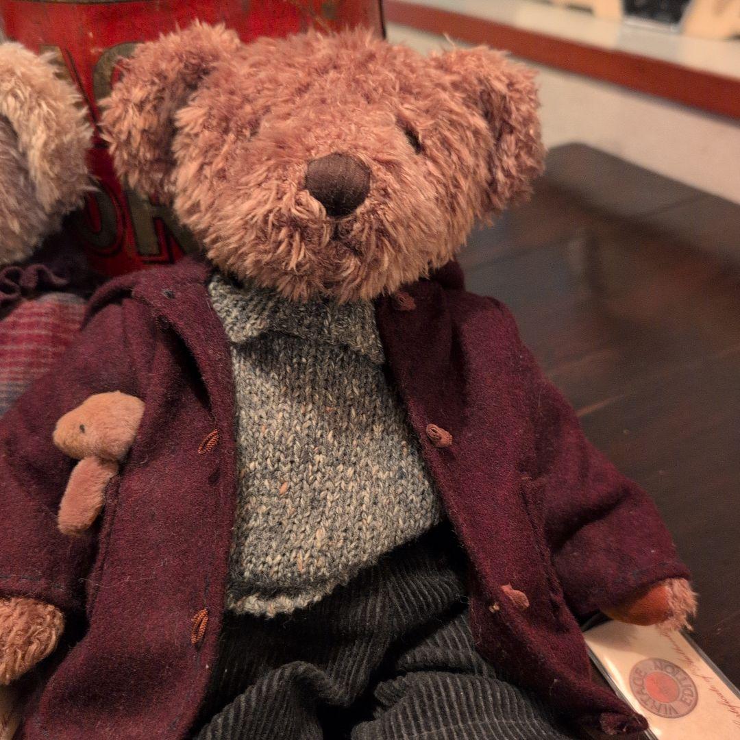 RUSS社　テディベアペアビンテージドール