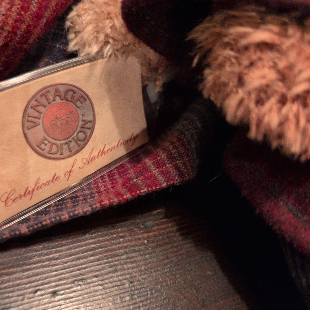 RUSS社　テディベアペアビンテージドール