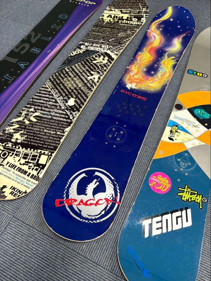 スノーボード まとめ売り スノボ BE!POP RICE28 burton 他