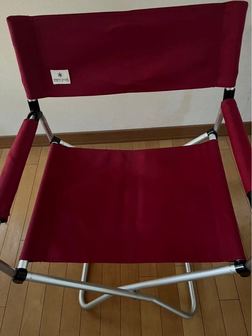  peak スノーピーク　FDフォールディングチェアワイド赤　2脚セット