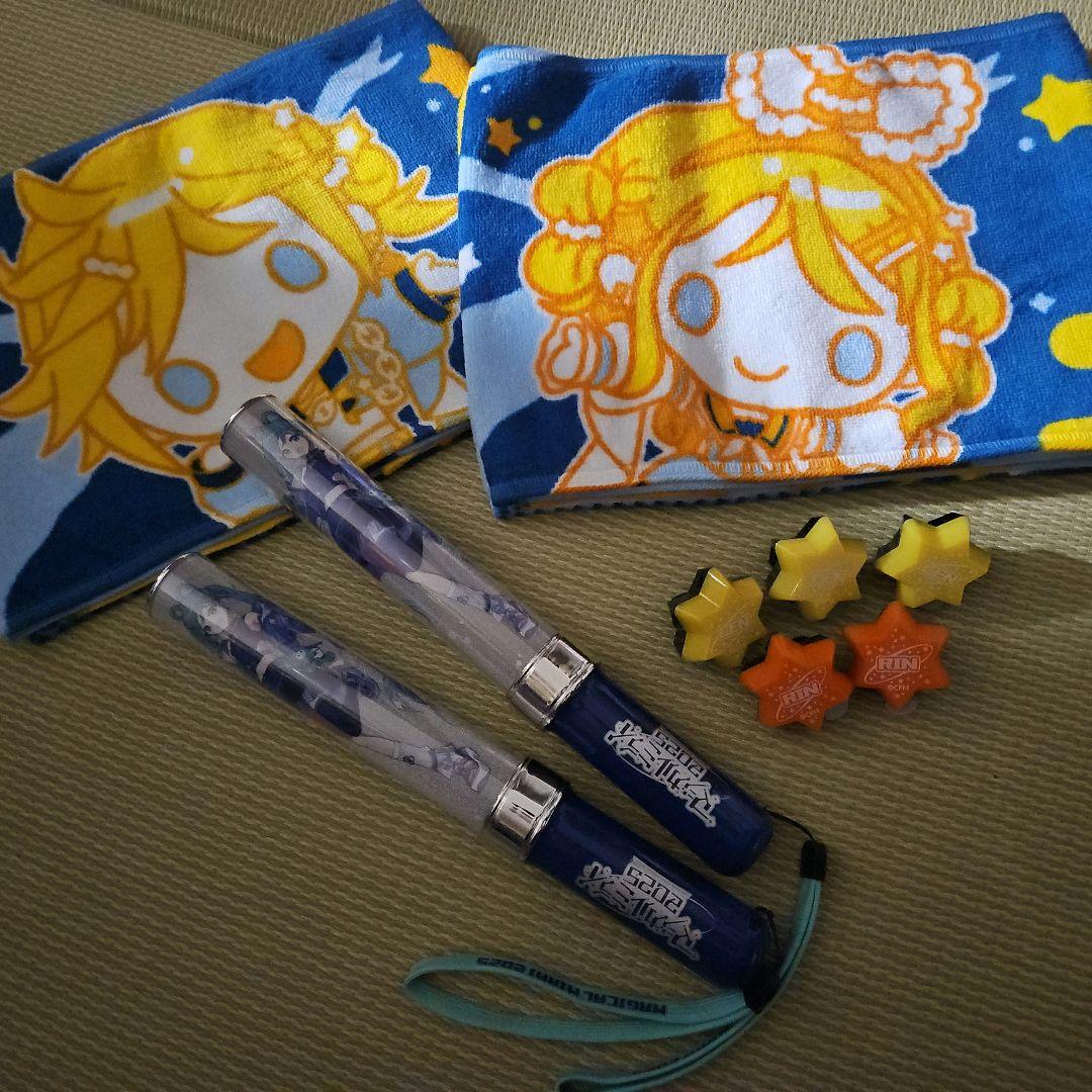 マジカルミライ 2025 ペンライト 鏡音リン・鏡音レン タオル リングライト