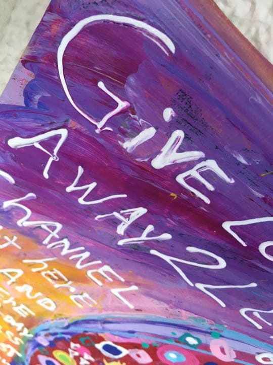 ★ORIGINALアート GIVE LOVE Away 2day