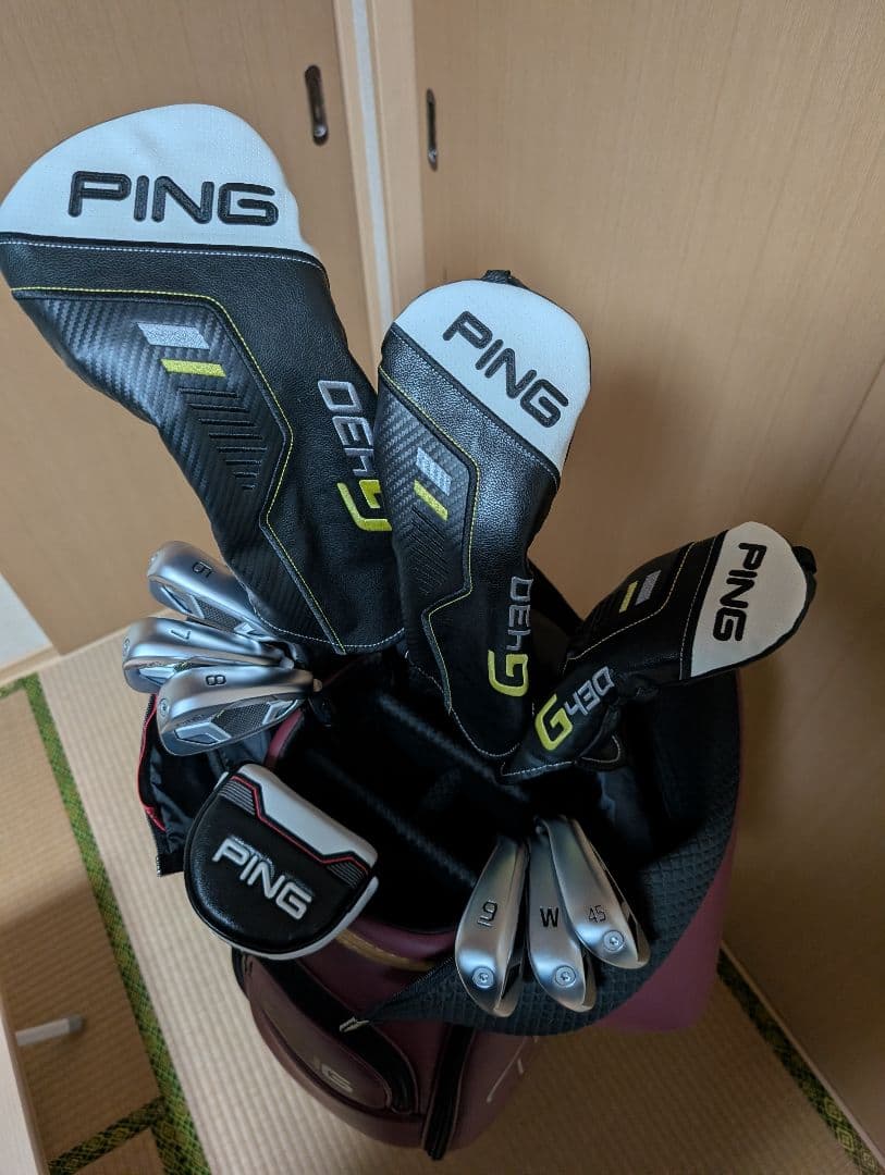 PING G430 ゴルフクラブセット 10本 キャディバッグ付き