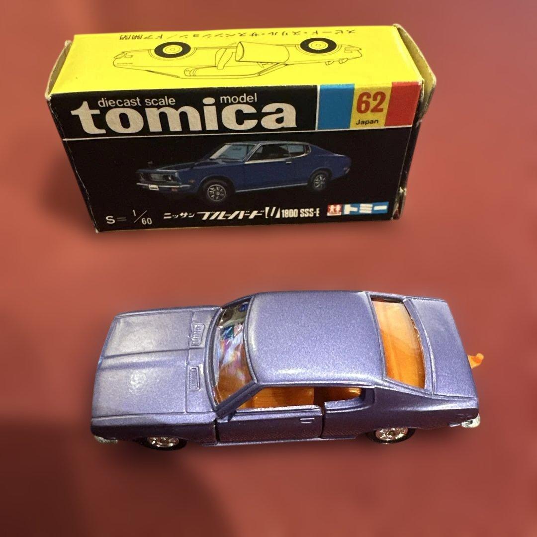 トミカ ニッサン ブルーバード 1800 SSS-t黒箱オリジナル