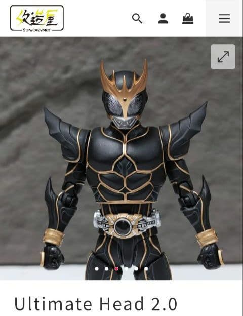 真骨彫製法　仮面ライダークウガ　アルティメットフォーム　用　発光ヘッド2.0版